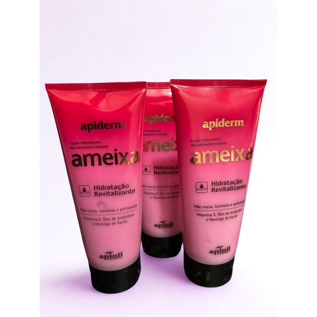 Loção Hidratante Corporal Ameixa Apiderm 190g – Com Vitamina E, Óleo de Amêndoas