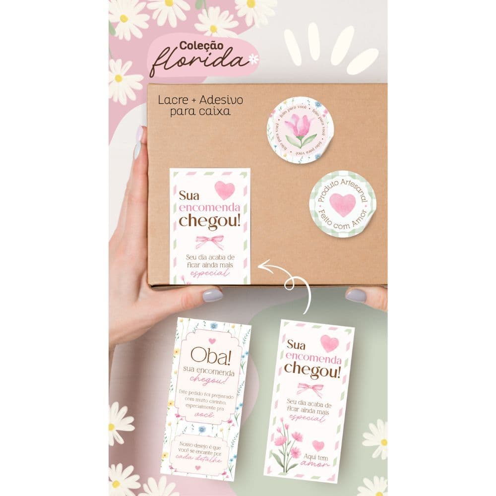 KIT UNBOXING - Lacres e adesivos para caixas - Adesivos Personalizados - Papelaria Personalizada -Caixas Personalizadas