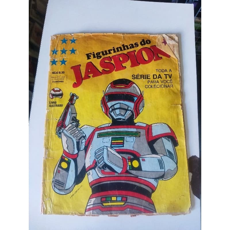 Álbum figurinhas Jaspion anos 80 Completo