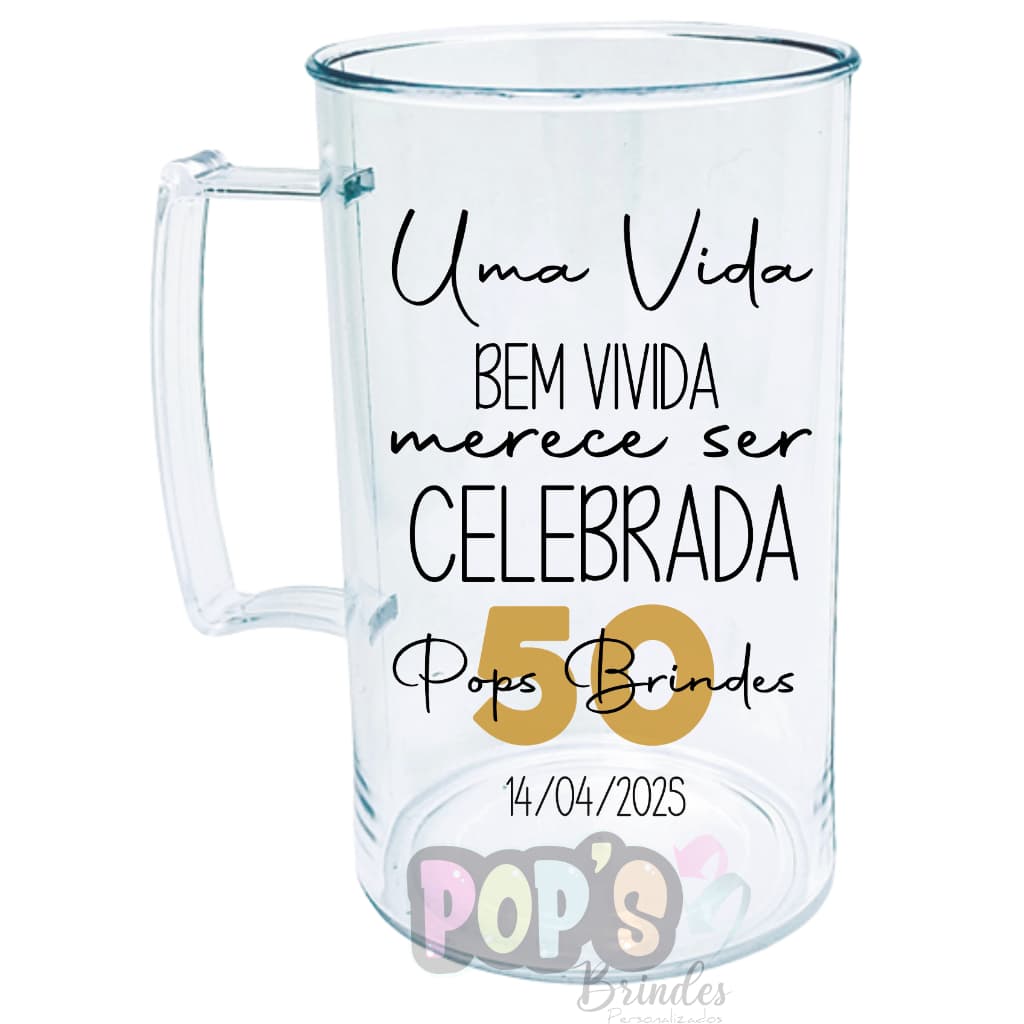 35 Canecas Acrílicas 450 ml  Personalizadas