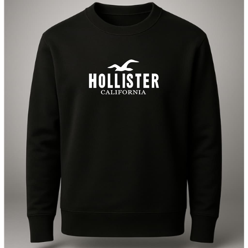 Moletom Masculino Gola Careca HLS Blusa de Frio sem Capuz Lançamento Unissex