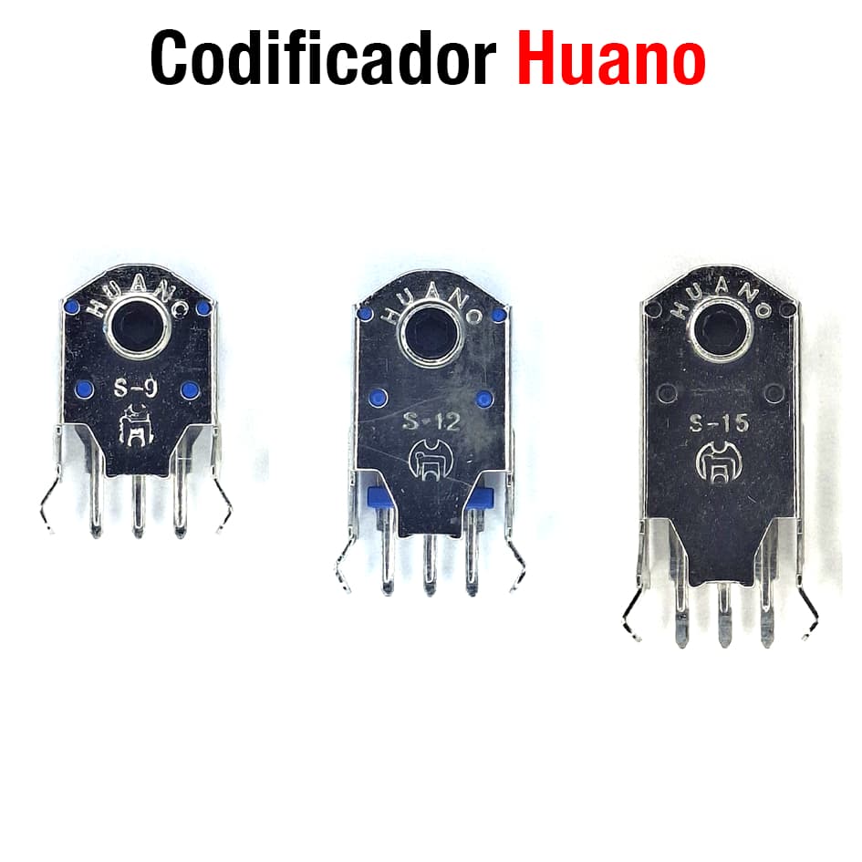 Codificador Mouse Huano – 5mm 7mm 9mm 10mm 11mm 12mm 13mm 14mm 15mm Scroll Encoder Alta Precisão