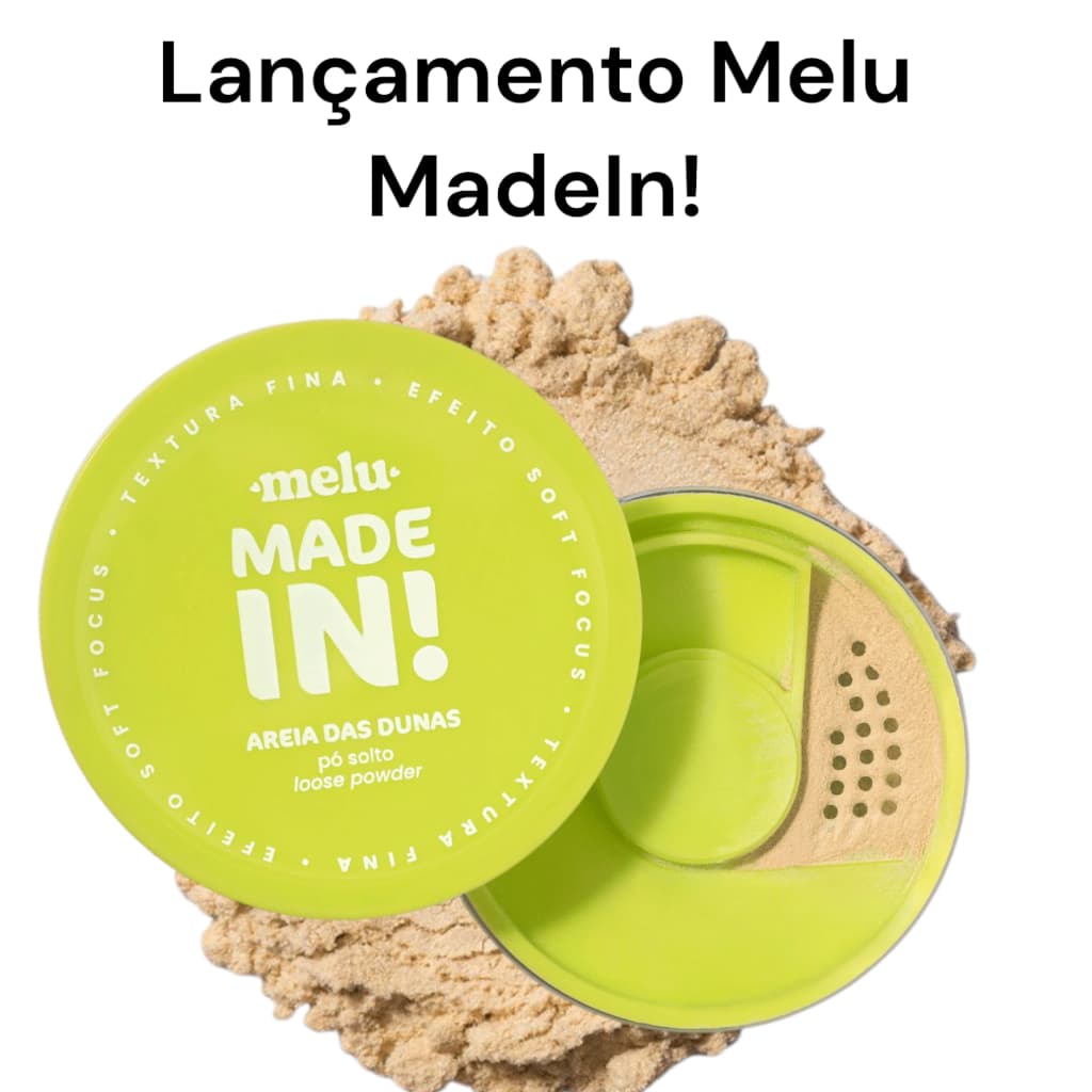 Pó Solto Areia Das Dunas MADE IN! by Melu Ruby Rose