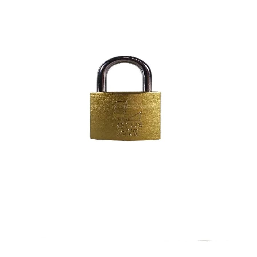 Cadeado 30mm Latão Com 3 Chaves