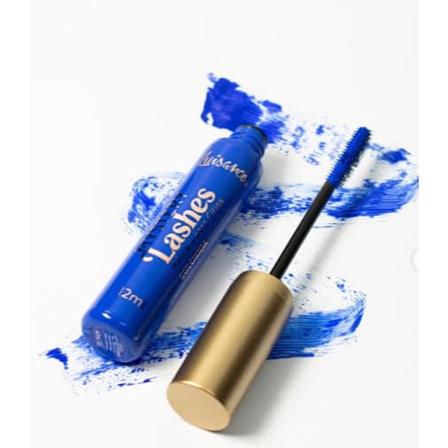 Máscara de cílios AZUL Mystery Lashes efeito PEEL OFF Luisance - rímel azul