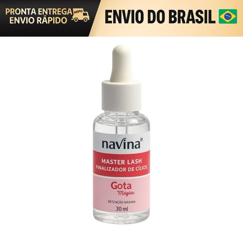 Finalizador de Cílios Navina Master Lash Profissional 30ml