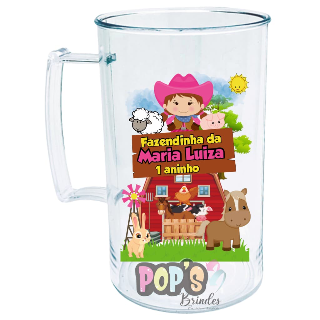 30 Caneca Acrílica 300 ml Personalizada