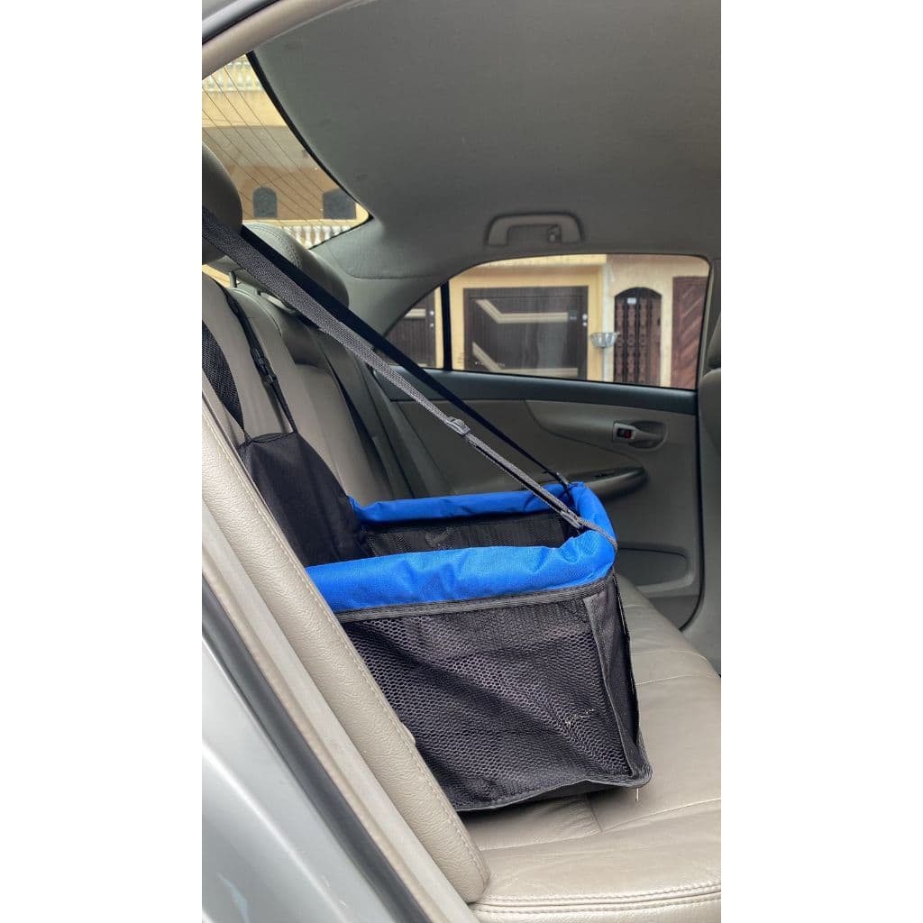 Cadeira Azul de Transporte de Luxo  Segurança Pet Carro Cachorro e Gatos