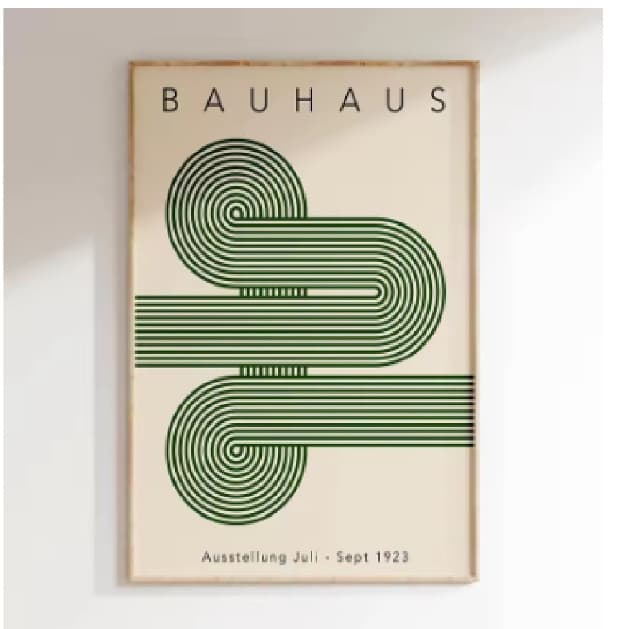 Quadro decorativo Retrô pinturas bonitas e vintages abstrata moderno geométrico japão nórdico arte (1 peça)