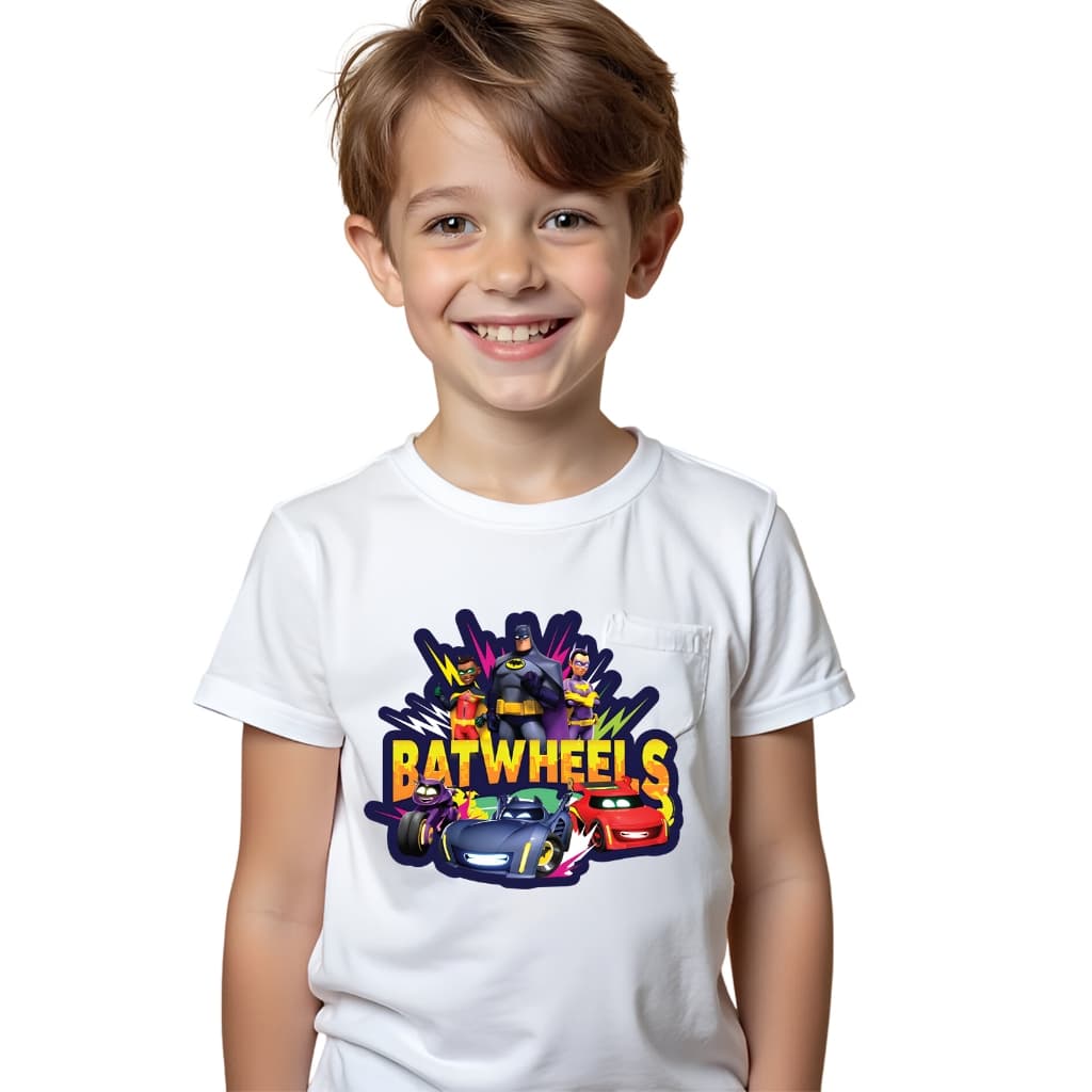 Camiseta BatWheels Pronta Entrega camisa Pronta Entrega 2 ao 12