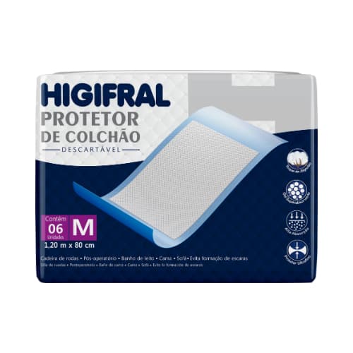 Protetor de Colchão e Lençol Descartável Higifral