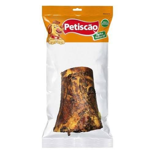 Tubinho de Canela de Bovino Mordedor Natural Petiscão 1uni