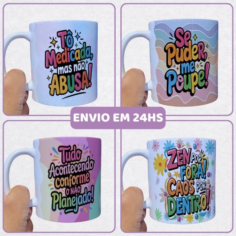 Caneca com Frases Divertidas | Caneca Meme | Caneca Indelicada | Caneca com Frases Engraçadas