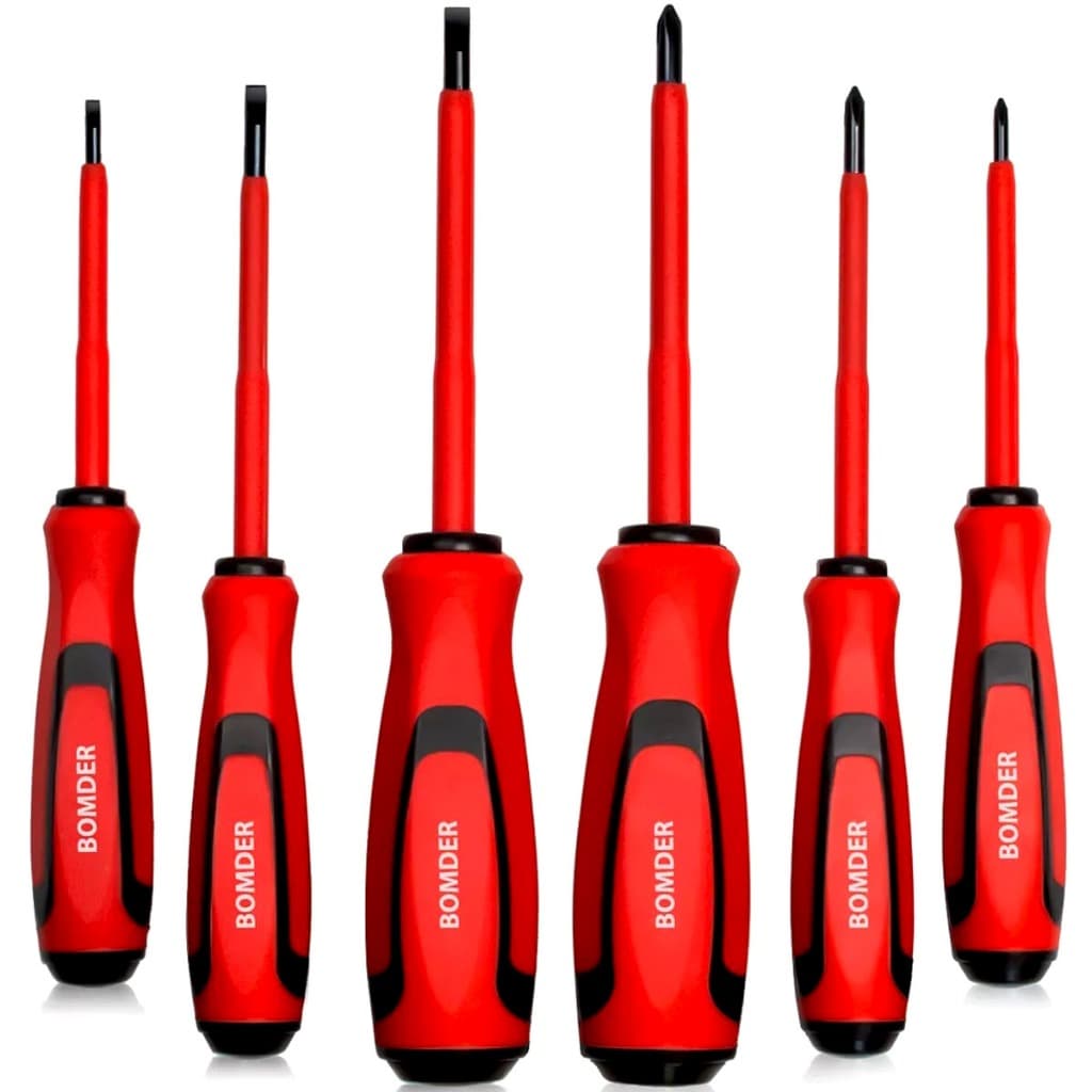 Fenda Philips Isolada Imantada 6 Peças Magnética Eletricista