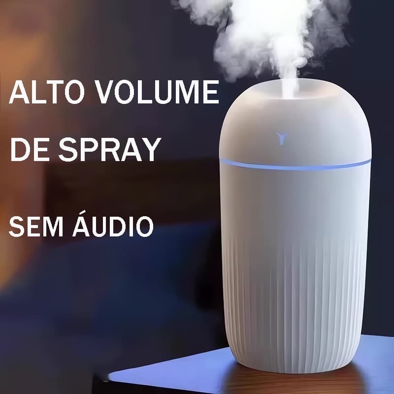 Umidificador De Ar Aromatizador Purificador Ambiente Difusor De Aromas Para Carro 420ML