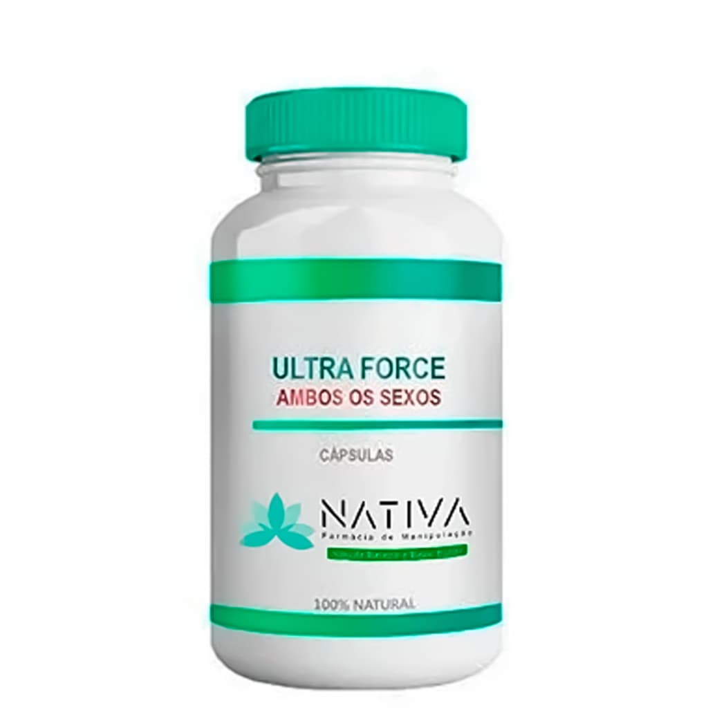 Suplemento Ultra Force Taurina E Complexo B 60 Cápsulas