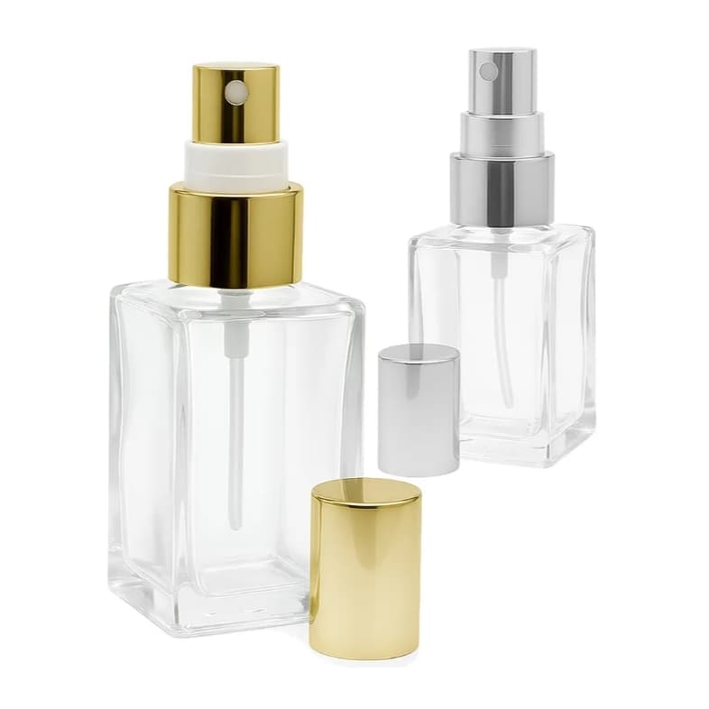 10 Frascos 30ml Vidro Borrifador Válvula Spray Luxo Perfume