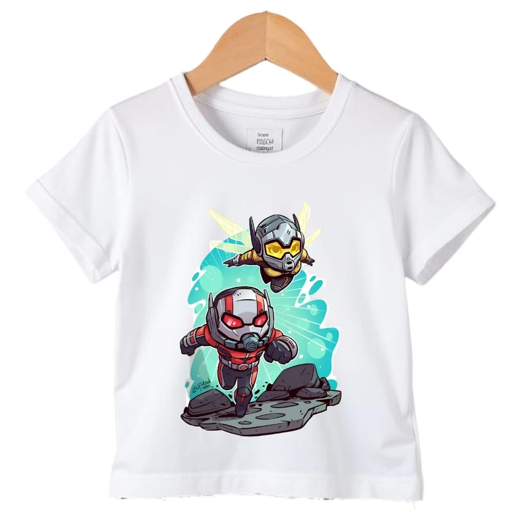 Camiseta Homem Formiga Herói Pronta Entrega camisa manga curta 2 ao 12