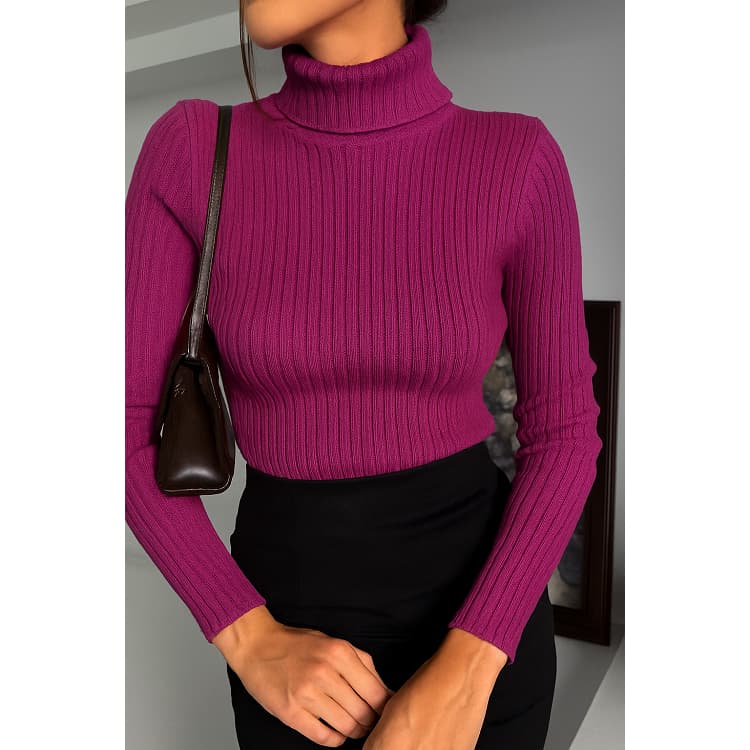 Blusa de Frio Feminina Cacharrel Tricô Tricot Segunda Pele Inverno