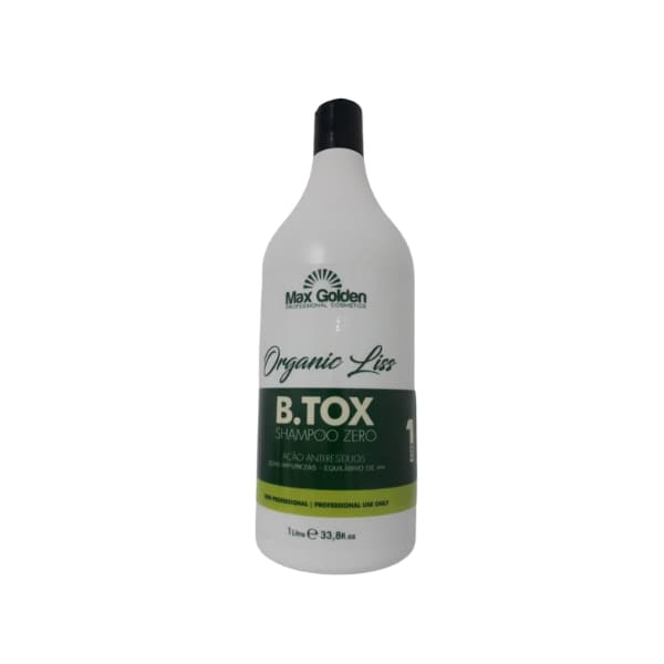 SELAGEM ORGANIZ LISS B.TOX SHAMPOO ZERO ANTIRRESÍDUOS MAX GOLDEN 1 LITRO