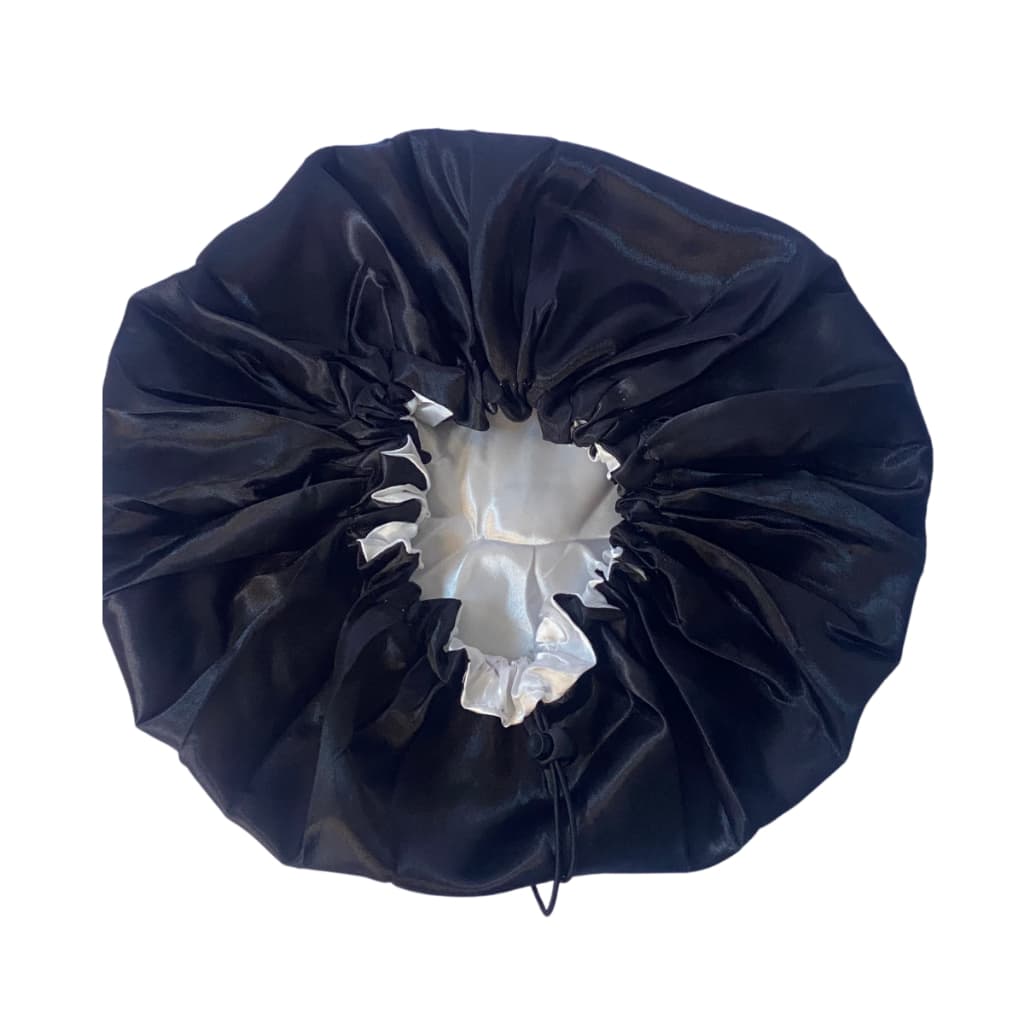 Touca de Cetim Gigante Dupla Face Luxo – Com Regulagem, Ideal para Tranças e Cabelos Volumosos