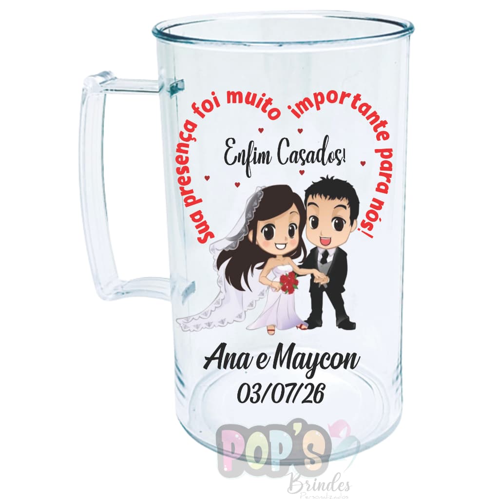 35 Canecas Acrílicas 300 ml  Personalizadas