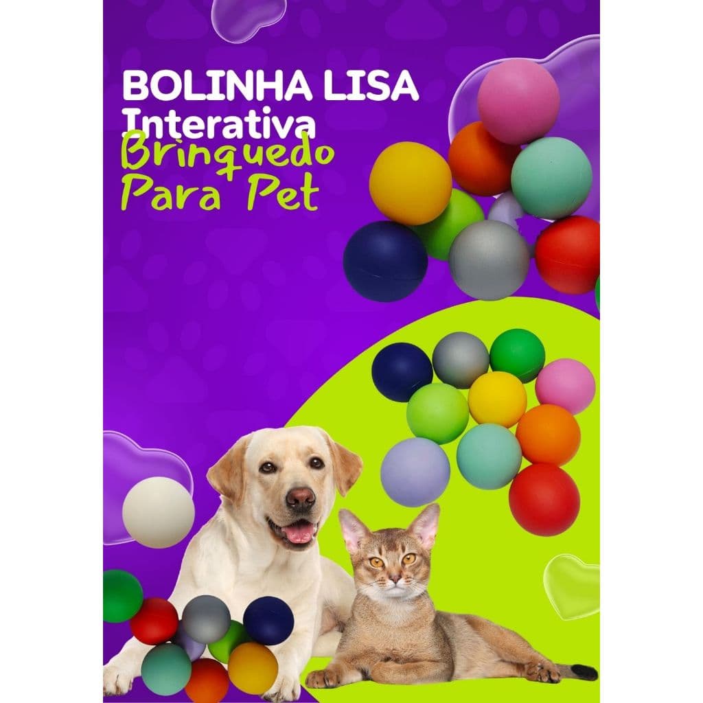 Brinquedo Para Cachorro Pet BOLINHA LISA Interativa