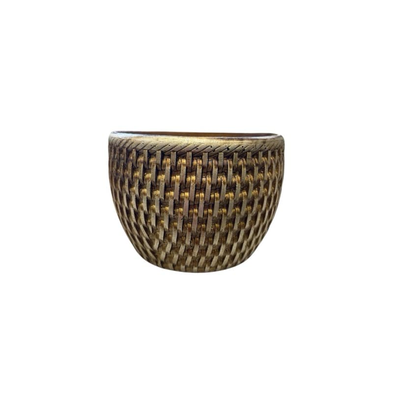 Vaso decorativo dourado modernos para decoração sala, quarto, mesa rack