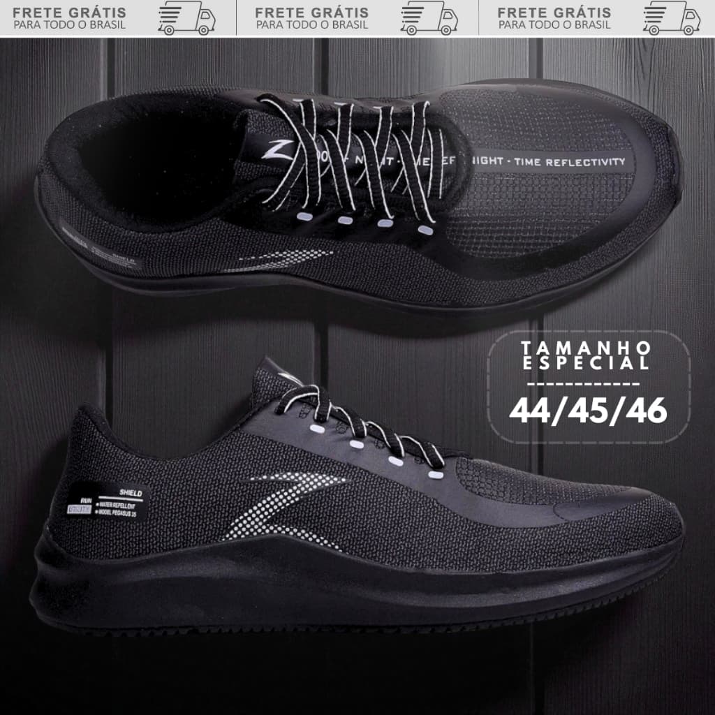 Tênis Tamanho Especial 44/45/46 Masculino Casual - Promoção Exclusiva e Frete Rápid