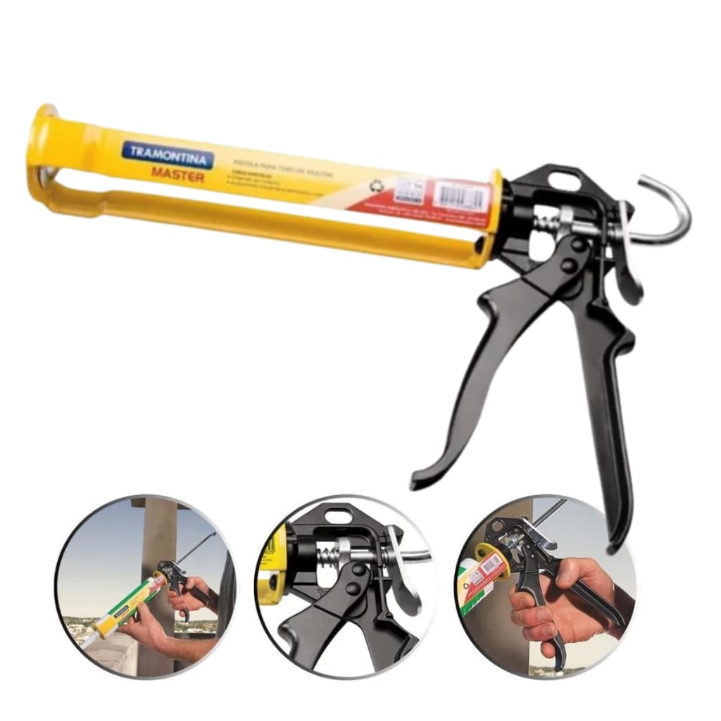 Pistola Aplicadora Para Tubo De Silicone 280ml Tramontina