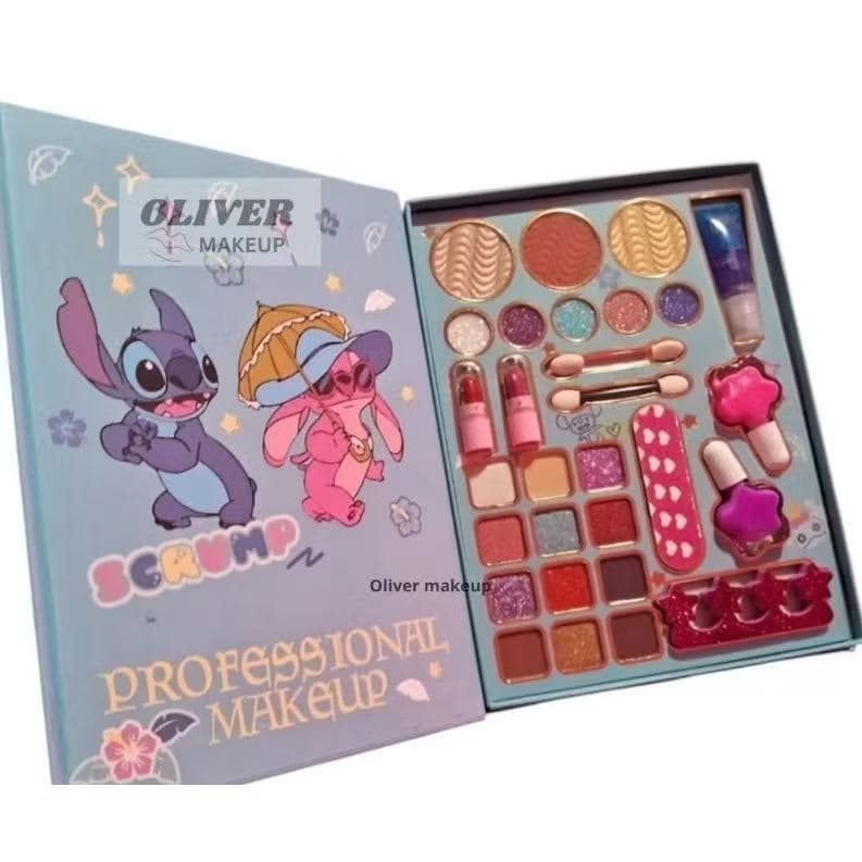 Conjunto de maquiagem Stitch Kids 29 em 1 e Stitch 42cores e Stitch 54cores