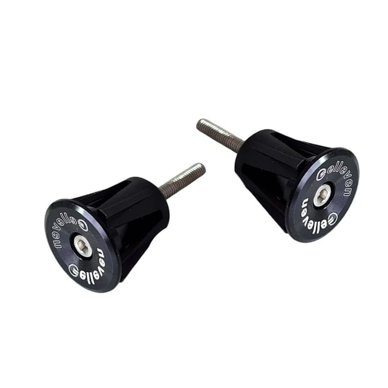 Trava Plug tampa tampinha de aluminio preta para manopla guidão com trava chave allen Elleven