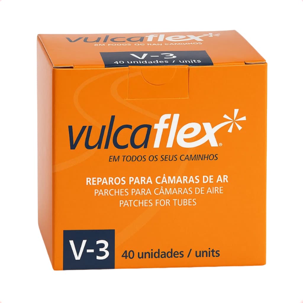 Vulcaflex V3 Remendo A Frio 60mm Cx 40pçs FB