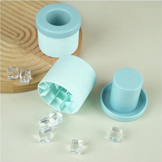 Mini Molde Para Cubos De Gelo Forma Em Silicone lce Magic Boa Qualidade