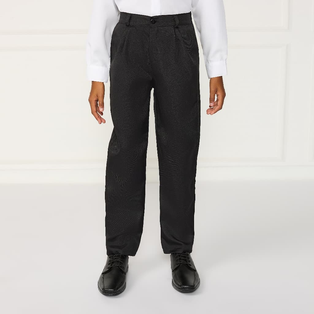 Calça Social Infantil Preta Menino Oxford Esporte Fino Festa