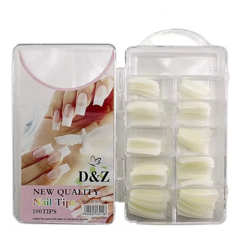 Tips Sorriso Natural  Unhas De Gel Acrigel 100 und