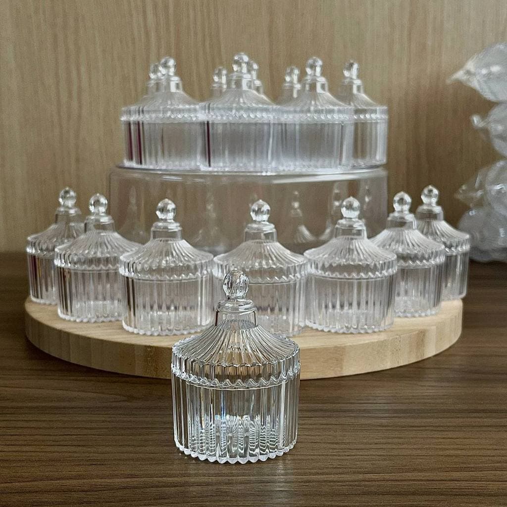 Mini Bomboniere Acrilíco Pequena 5x7,5cm Ou Maior - Pacote com Kit com 50 Unidades