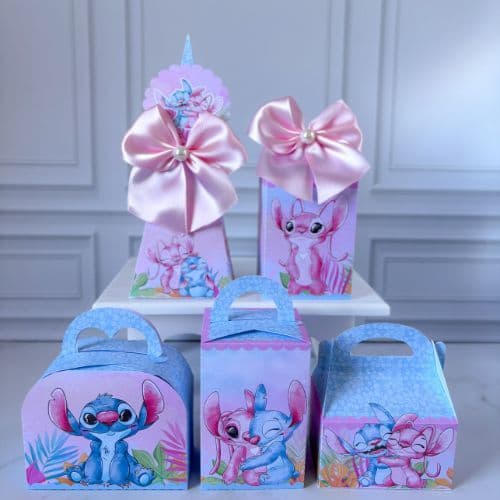 Kit PEGUE E MONTE Personalizado Stitch e Angel | PEGUE E MONTE | Lembrancinhas Festa | crio todos os temas