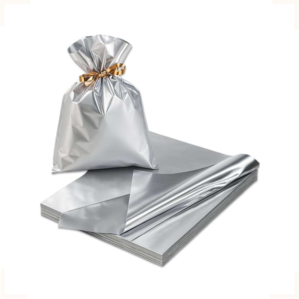 Embalagem Saco Para Presente Metalizado 20x30 Kits de 25 a 100 Un