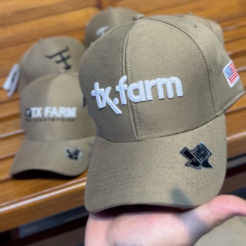 Boné TXC texas farm Bordado SnapBack Agro Texas Country Aba Curva Ajustavel