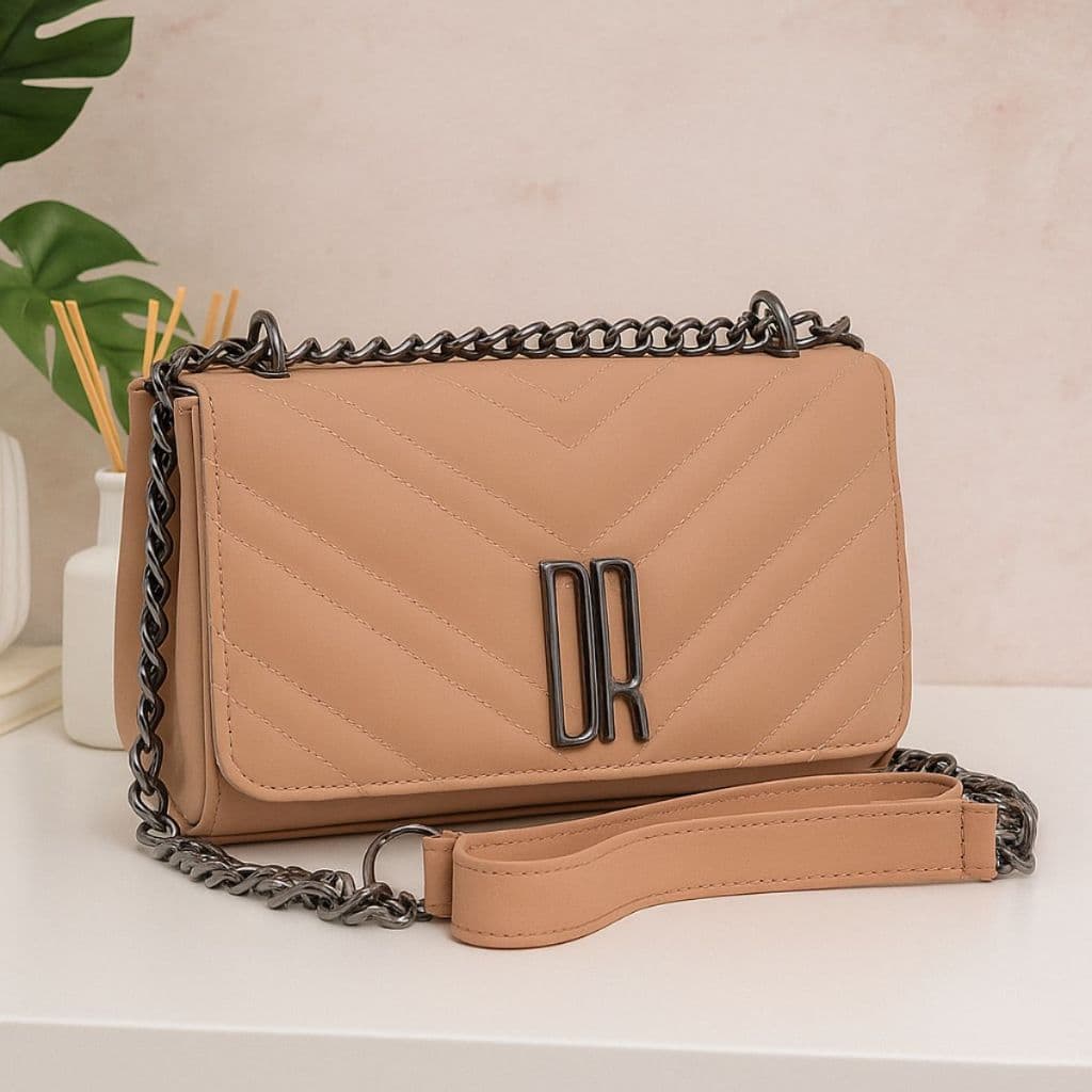 Bolsa Feminina Pequena De Lado E Transversal Alça De Corrente Tiracolo Lançamento Envio Imediato