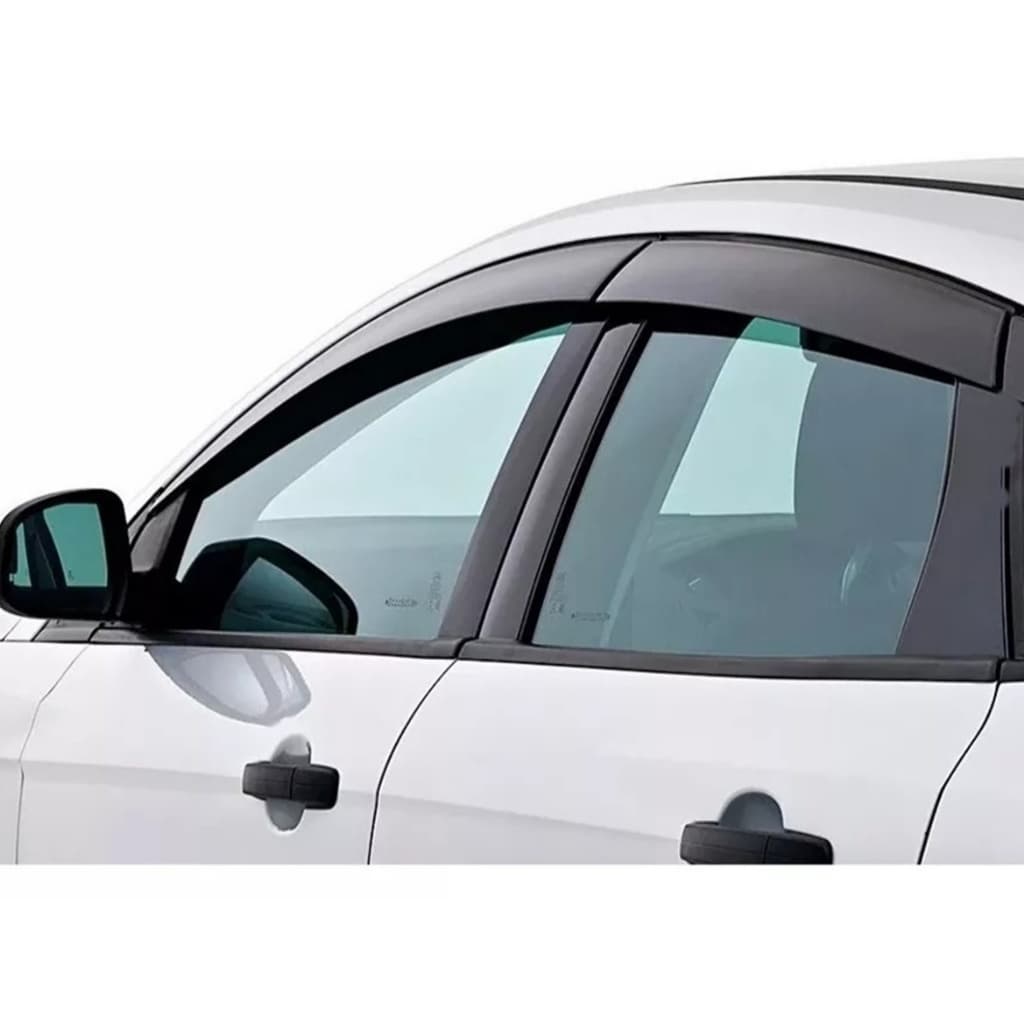 Calha Chuva FIESTA AMAZON HATCH E SEDAN 2003 Até 2013 4 portas INTEIRIÇA KIT AUTOCOLANTE