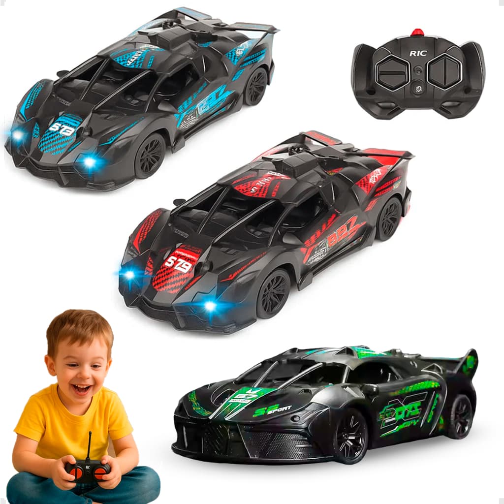 Carrinho Controle Remoto Esportivo Recarregável Competição Velocidade  Ferrari Lamborghini Babyland
