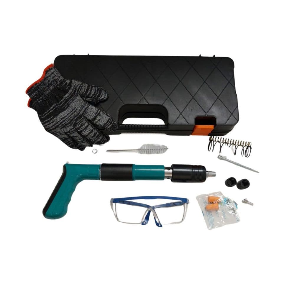 Kit Mini Pistola de Fixação de Pregos com Maleta Completa | Finca Pino Profissional
