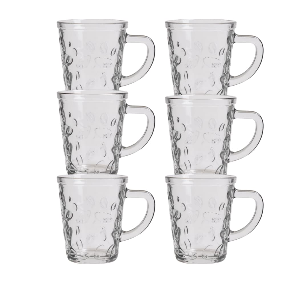 Jogo De Xícaras Café De Vidro 70ml Morocco 6 Peças