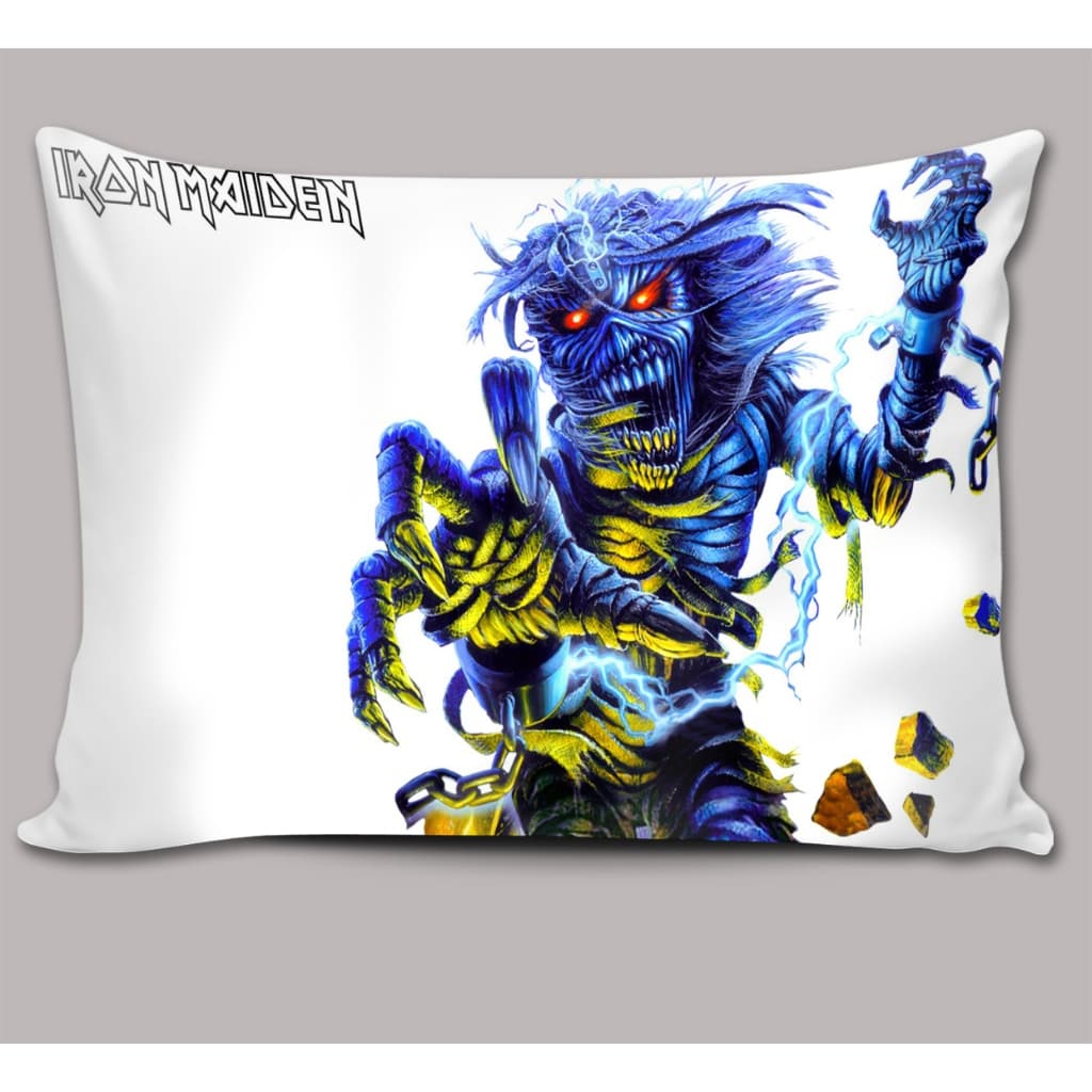 Almofada 27x37 Iron Maiden Eddie Rock Banda Classic Presente