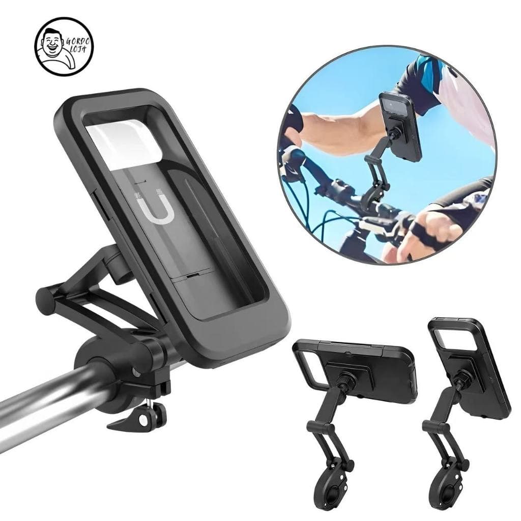 Adequado para motocicletas e bicicletas passeios ao ar livre suporte para celular de navegação à prova d'água