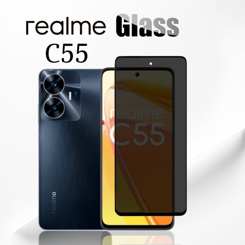 Película De Privacidade Vidro 3D PARA REALM C55 / REALM 11 5G