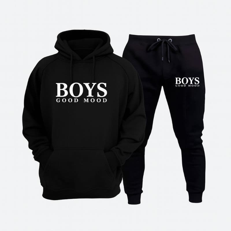 Conjunto Moletom e Calça Casaco de Frio Boys Good Mood Blusa Lançamento