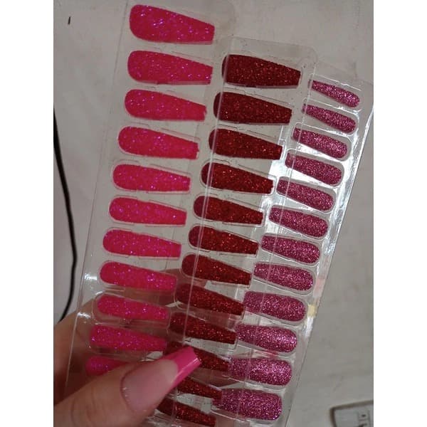 Unhas Postiças Glitter Bailarina kit 12 unhas – Sabrina Sato